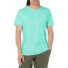 imageReebok Mens Small Logo TeeSemi Classic TealSmall Logo White