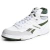 imageReebok UnisexAdult Bb4000 Ii Mid SneakerWhiteCold GreyVarsity Green