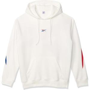 imageReebok Mens Big Logo HoodieChalkLarge Back Vector Logo