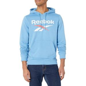 imageReebok Mens Big Logo HoodieEssential BlueWhite Logo