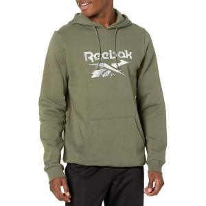 imageReebok Mens Big Logo HoodieHunter Green