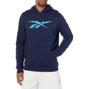 imageReebok Mens Big Logo HoodieVector NavyGradient Blue Green Vector Logo