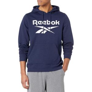 imageReebok Mens Big Logo HoodieVector NavyWhite Logo