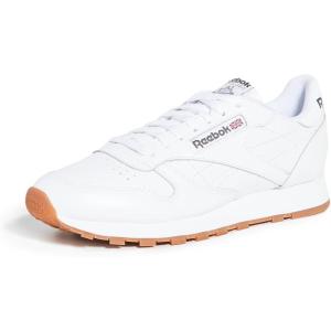imageReebok Mens Classic Leather Sneaker USWhiteGum 8