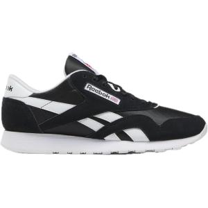 imageReebok Mens Classic Nylon ShoesBlackWhite