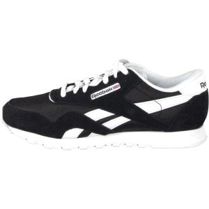 imageReebok Mens Classic Nylon ShoesBlackWhiteBlack