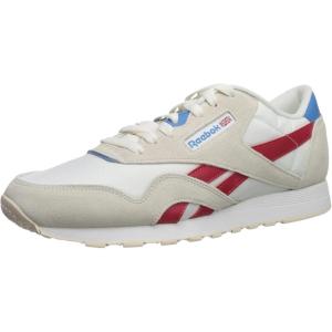 imageReebok Mens Classic Nylon ShoesChalkScarletCyanWhite