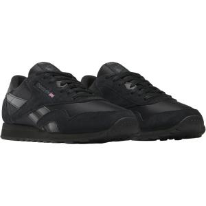 imageReebok Mens Classic Nylon ShoesCore BlackPure Grey