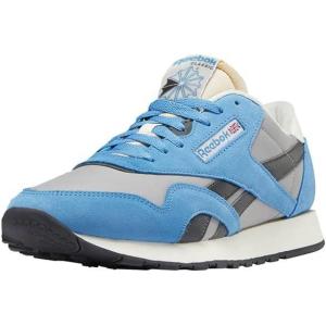 imageReebok Mens Classic Nylon ShoesCyanTinTrue GreyChalk