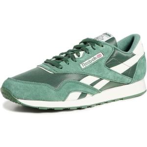 imageReebok Mens Classic Nylon ShoesEscape GreenEscape GreenChalk