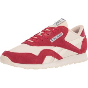 imageReebok Mens Classic Nylon ShoesFlash RedChalkClassic White