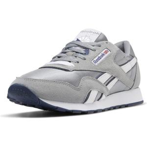 imageReebok Mens Classic Nylon ShoesPlatinumJet Blue