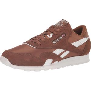 imageReebok Mens Classic Nylon ShoesWhiteCollegiate Brown