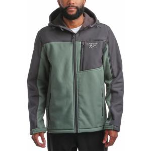 imageReebok Mens Jacket  Weather Resistant Fleece Lined Softshell Jacket Coat  Lightweight Casual Coat for Men MXXLSage Green