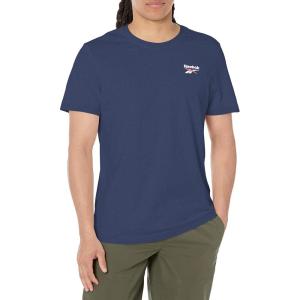 imageReebok Mens Small Logo TeeVector Navy