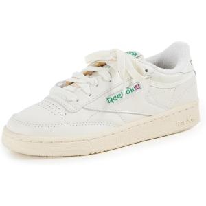 imageReebok Unisex Adult Club C 85 VintageTopchalkPaperwhiteGlen Green