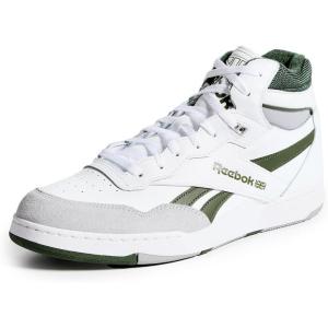 imageReebok UnisexAdult Bb4000 Ii Mid SneakerWhiteCold GreyVarsity Green