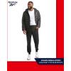 imageReebok Mens Jacket  Lightweight Hooded Quilted Puffer Coat  Warm Insulated Winter Jacket for Men S4XBlack