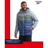 imageReebok Mens Jacket  Lightweight Hooded Quilted Puffer Coat  Warm Insulated Winter Jacket for Men S4XBlue Slate