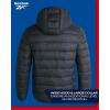 imageReebok Mens Jacket  Lightweight Hooded Quilted Puffer Coat  Warm Insulated Winter Jacket for Men S4XCharcoal Grey