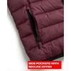 imageReebok Mens Jacket  Lightweight Hooded Quilted Puffer Coat  Warm Insulated Winter Jacket for Men S4XClassic Maroon