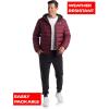 imageReebok Mens Jacket  Lightweight Hooded Quilted Puffer Coat  Warm Insulated Winter Jacket for Men S4XClassic Maroon