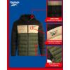 imageReebok Mens Jacket  Lightweight Hooded Quilted Puffer Coat  Warm Insulated Winter Jacket for Men S4XDark Brown