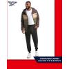 imageReebok Mens Jacket  Lightweight Hooded Quilted Puffer Coat  Warm Insulated Winter Jacket for Men S4XDark Brown
