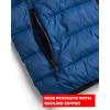 imageReebok Mens Jacket  Lightweight Hooded Quilted Puffer Coat  Warm Insulated Winter Jacket for Men S4XNorthern Night