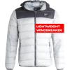 imageReebok Mens Jacket  Lightweight Hooded Quilted Puffer Coat  Warm Insulated Winter Jacket for Men S4XPure GreyCharcoal