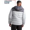imageReebok Mens Jacket  Lightweight Hooded Quilted Puffer Coat  Warm Insulated Winter Jacket for Men S4XPure GreyCharcoal