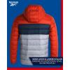 imageReebok Mens Jacket  Lightweight Hooded Quilted Puffer Coat  Warm Insulated Winter Jacket for Men S4XRust