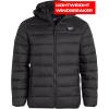 imageReebok Mens Jacket  Lightweight Hooded Quilted Puffer Coat  Warm Insulated Winter Jacket for Men S4XSolid Black