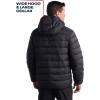 imageReebok Mens Jacket  Lightweight Hooded Quilted Puffer Coat  Warm Insulated Winter Jacket for Men S4XSolid Black
