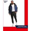imageReebok Mens Winter Jacket  Heavyweight Quilted Puffer Parka Coat  Weather Resistant Ski Jacket for Men MXXLBatik BlueBlack