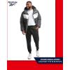 imageReebok Mens Winter Jacket  Heavyweight Quilted Puffer Parka Coat  Weather Resistant Ski Jacket for Men MXXLCharcoal Grey