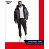 imageReebok Mens Winter Jacket  Heavyweight Quilted Puffer Parka Coat  Weather Resistant Ski Jacket for Men MXXLCharcoal GreyBlack