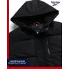 imageReebok Mens Winter Jacket  Heavyweight Quilted Puffer Parka Coat  Weather Resistant Ski Jacket for Men MXXLJet Black