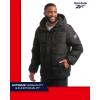 imageReebok Mens Winter Jacket  Heavyweight Quilted Puffer Parka Coat  Weather Resistant Ski Jacket for Men MXXLJet Black