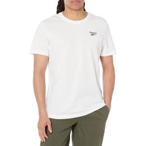 imageReebok Mens Small Logo TeeWhiteBlack Small Logo