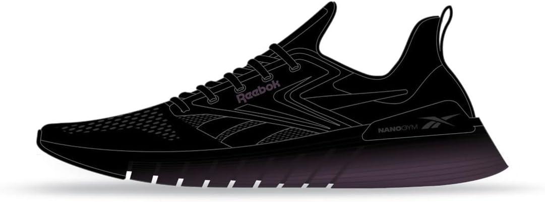 imageReebok Womens Nano Gym SneakerBlack Midnight Plum
