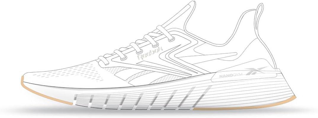 imageReebok Womens Nano Gym SneakerWhiteBarely GreyRubber Gum01