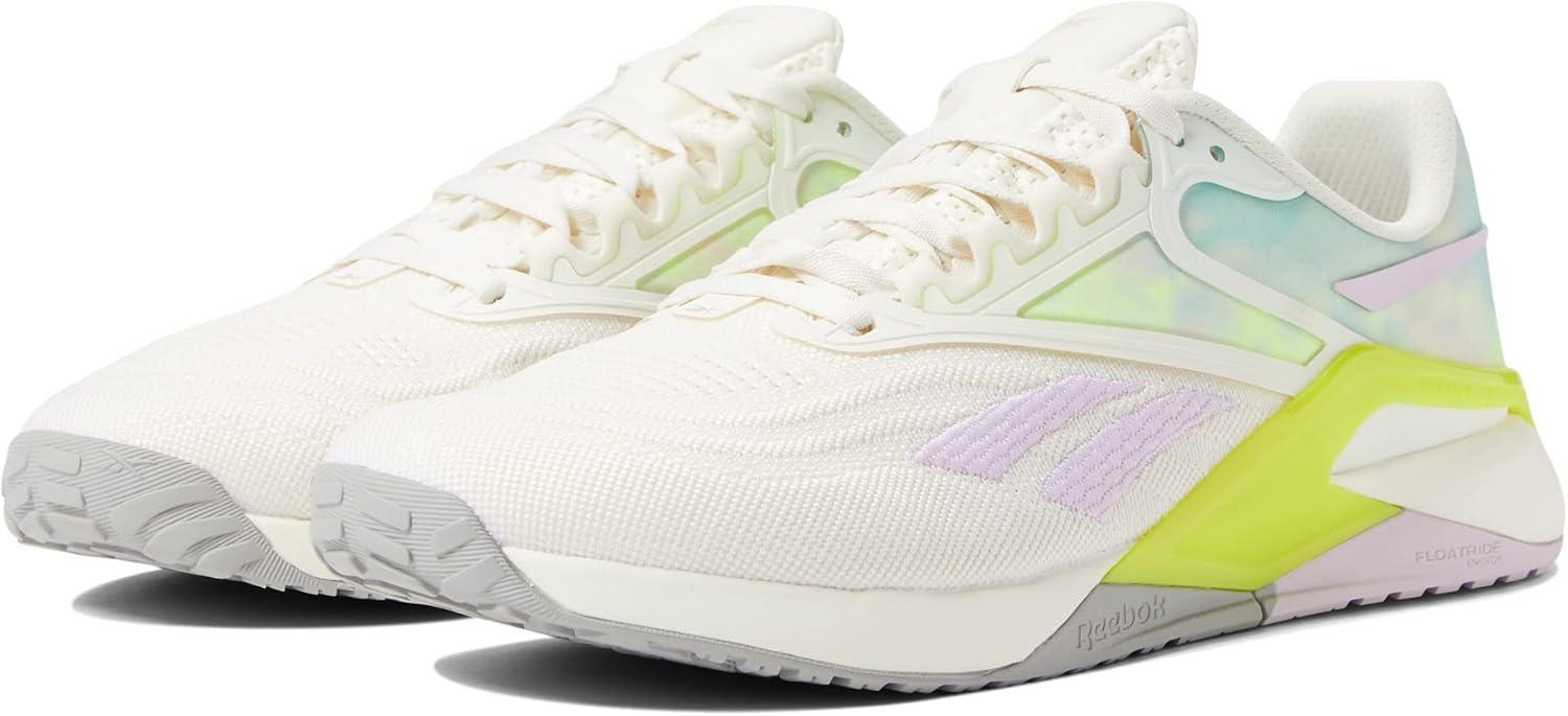 imageReebok Womens Nano X2 Cross Trainer SneakerChalkQuartz GlowAcid Yellow