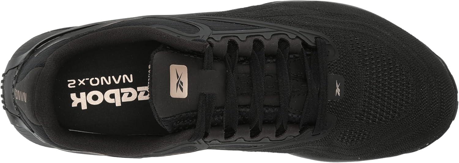 imageReebok Womens Nano X2 Cross Trainer SneakerCore BlackPure GreyRose Gold