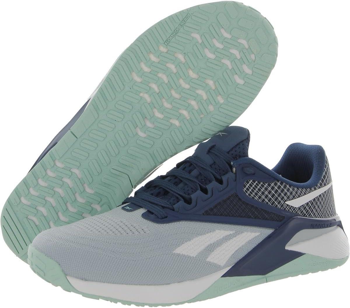 imageReebok Womens Nano X2 Cross Trainer SneakerGable GreyBatik BlueHint Mint
