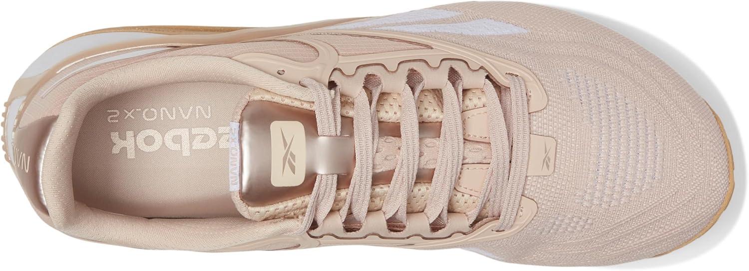 imageReebok Womens Nano X2 Cross Trainer SneakerSoft EcruWhiteRose Gold