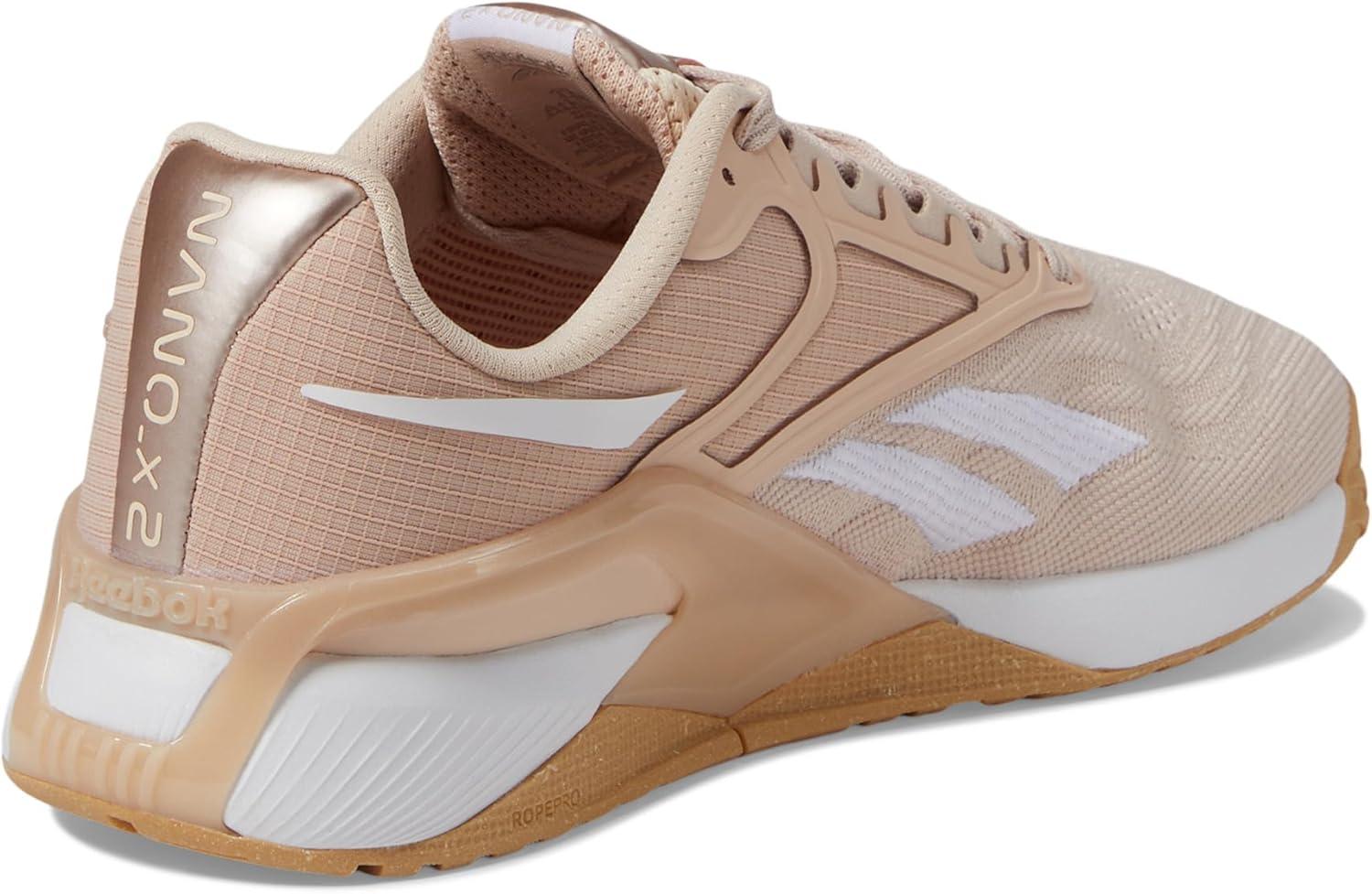 imageReebok Womens Nano X2 Cross Trainer SneakerSoft EcruWhiteRose Gold