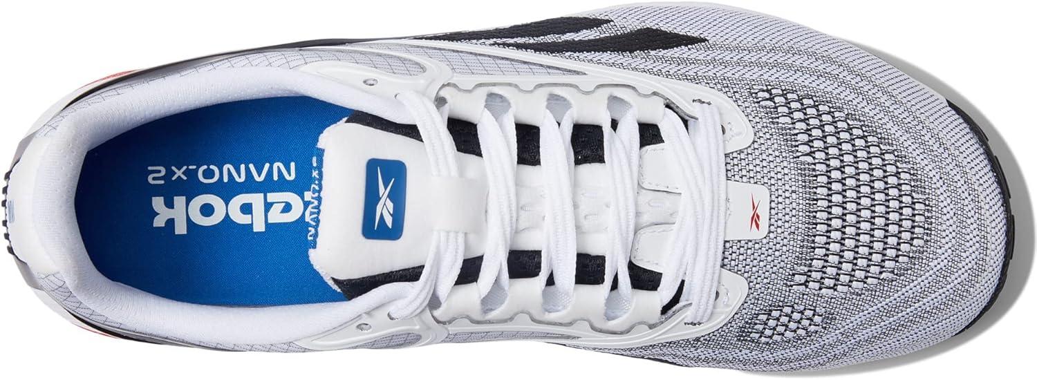 imageReebok Womens Nano X2 Cross Trainer SneakerWhiteBlackVector Blue