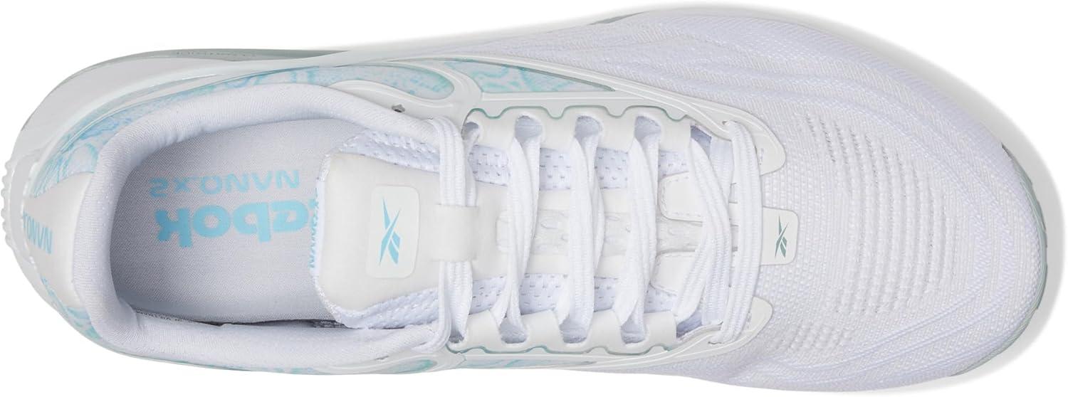 imageReebok Womens Nano X2 Cross Trainer SneakerWhiteSeaside GreyHint Mint