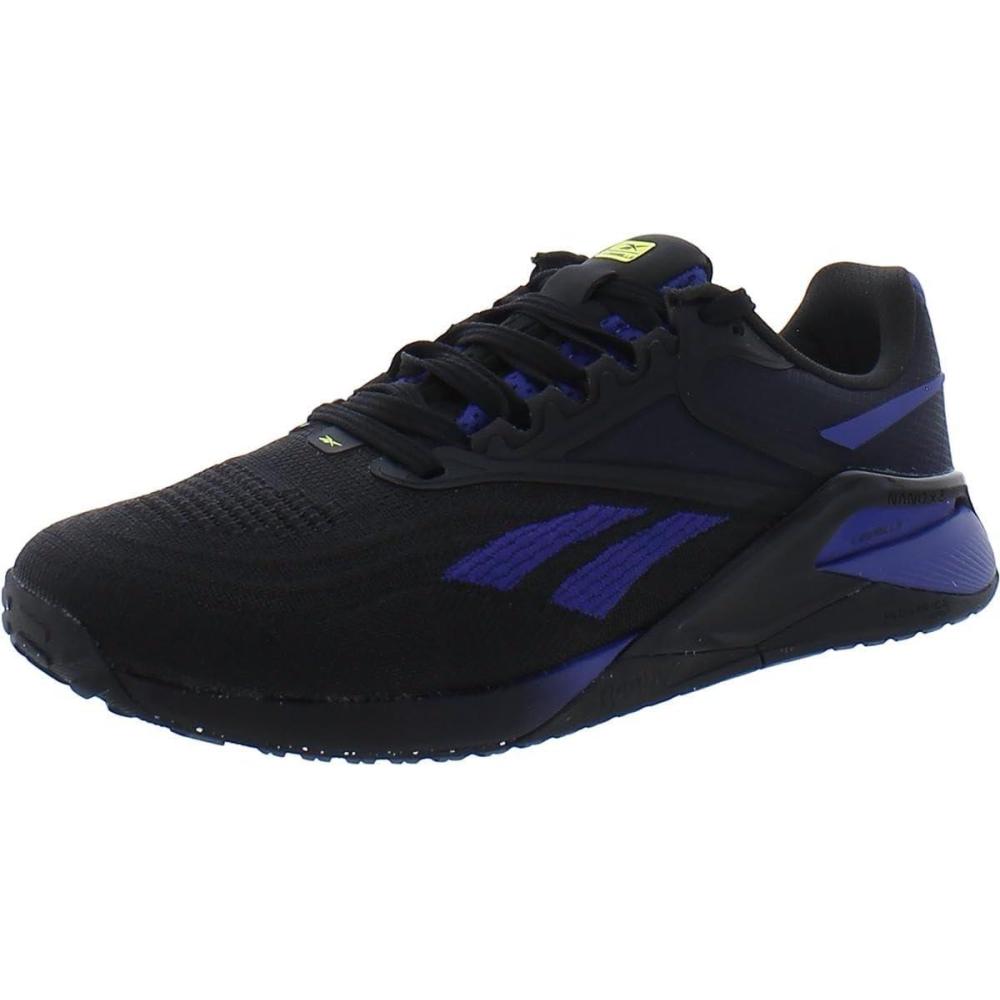 imageReebok Womens Nano X2 Cross Trainer SneakerBlackBold PurpleChalk